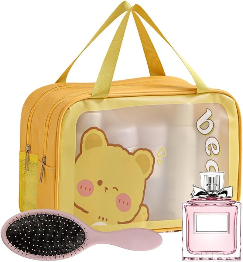 Travel Toiletry Bag Multiple Compartments Organizer Portable Shampoo Skincare Storage Color B - Image 1
